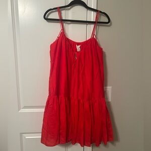 H&M Red Spaghetti Strap Dress